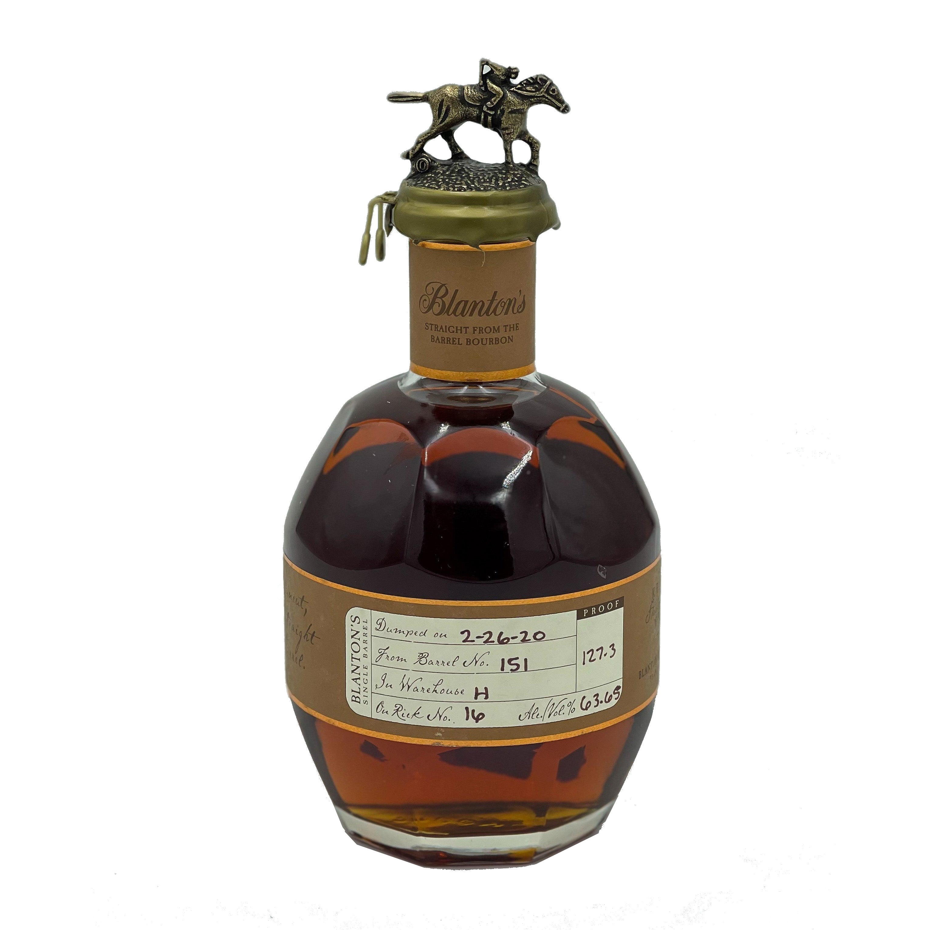 Blanton's Straight From The Barrel 2020 Kentucky Straight Bourbon Whiskey