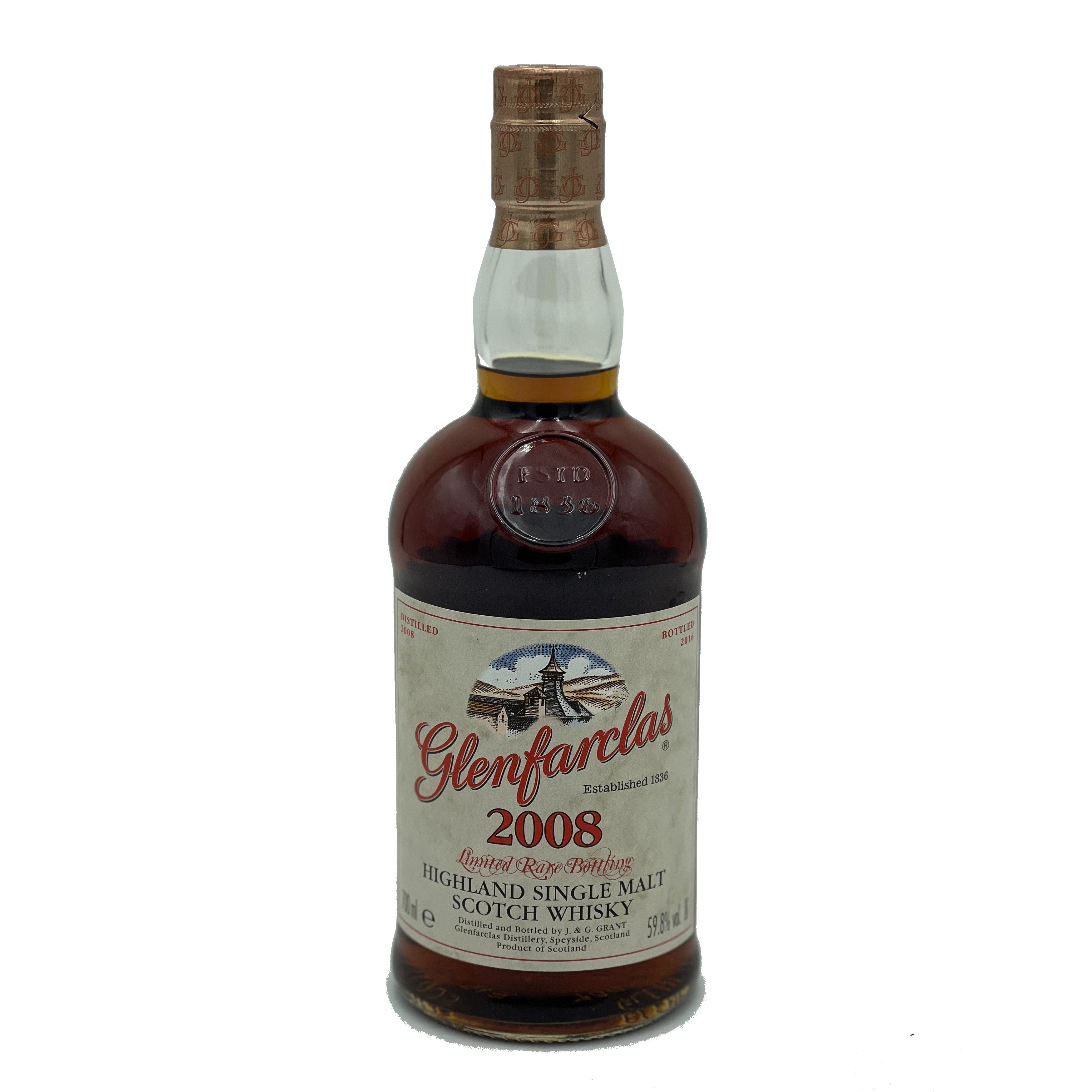 Glenfarclas 2008 Limited Rare Bottling Highland Single Malt Scotch Whisky (Flickenschild Whisky & Cigars Bottling)