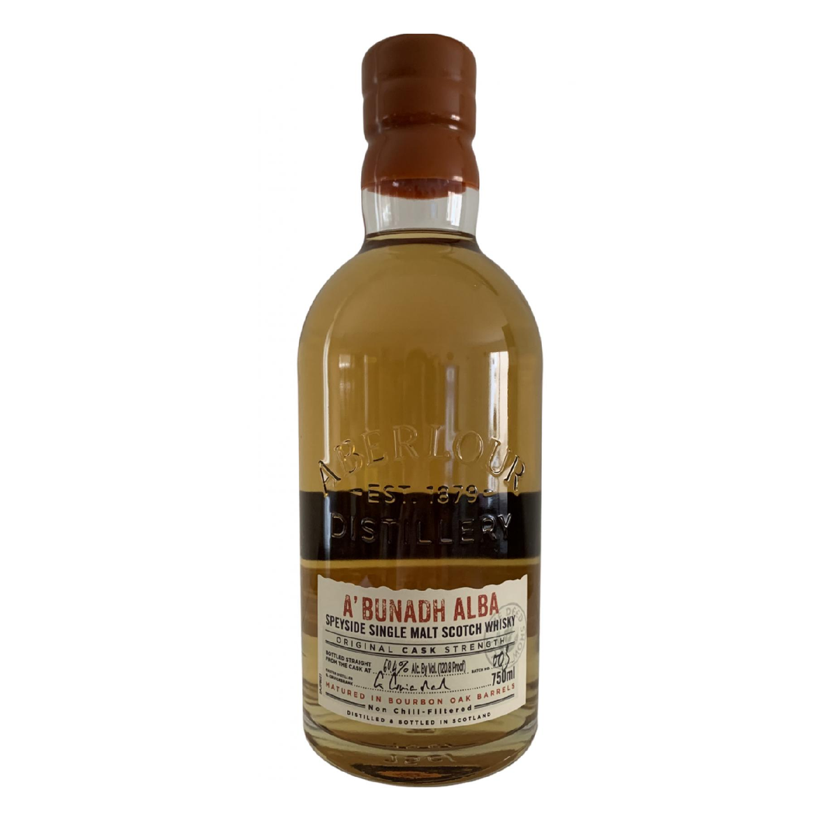 Aberlour A'Bunadh Alba Cask Strength Batch 003 Speyside Single Malt Scotch Whisky 60.4% 750ml