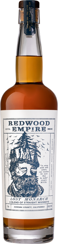 REDWOOD EMPIRE LOST MONARCH A BLEND OF STRAIGHT WHISKEYS 45% 750ML