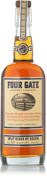 Four Gate Split Stave Bourbon By Kelvin 56.5% 750ml