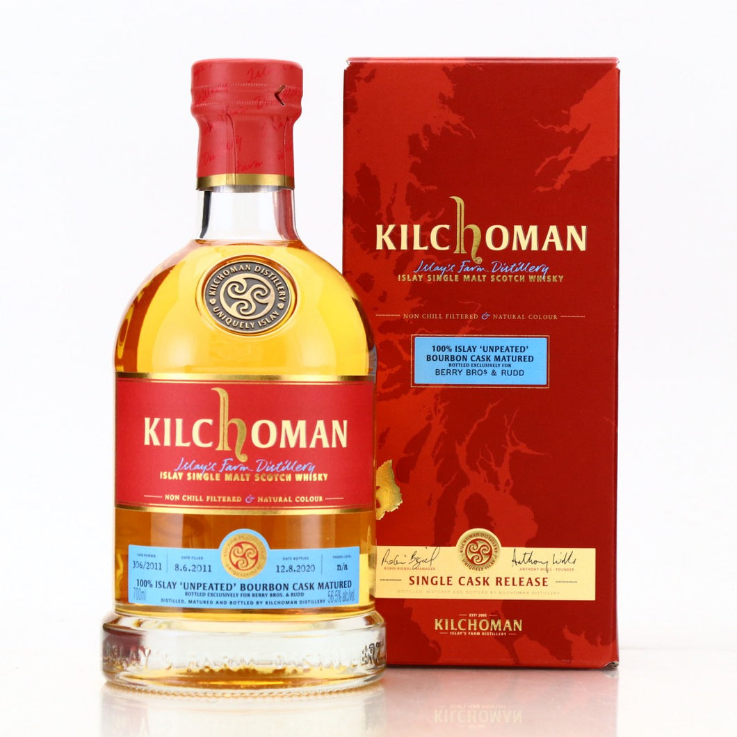 Kilchoman 2011 100% Islay Unpeated Single Bourbon Cask #306 56.5% 700ml