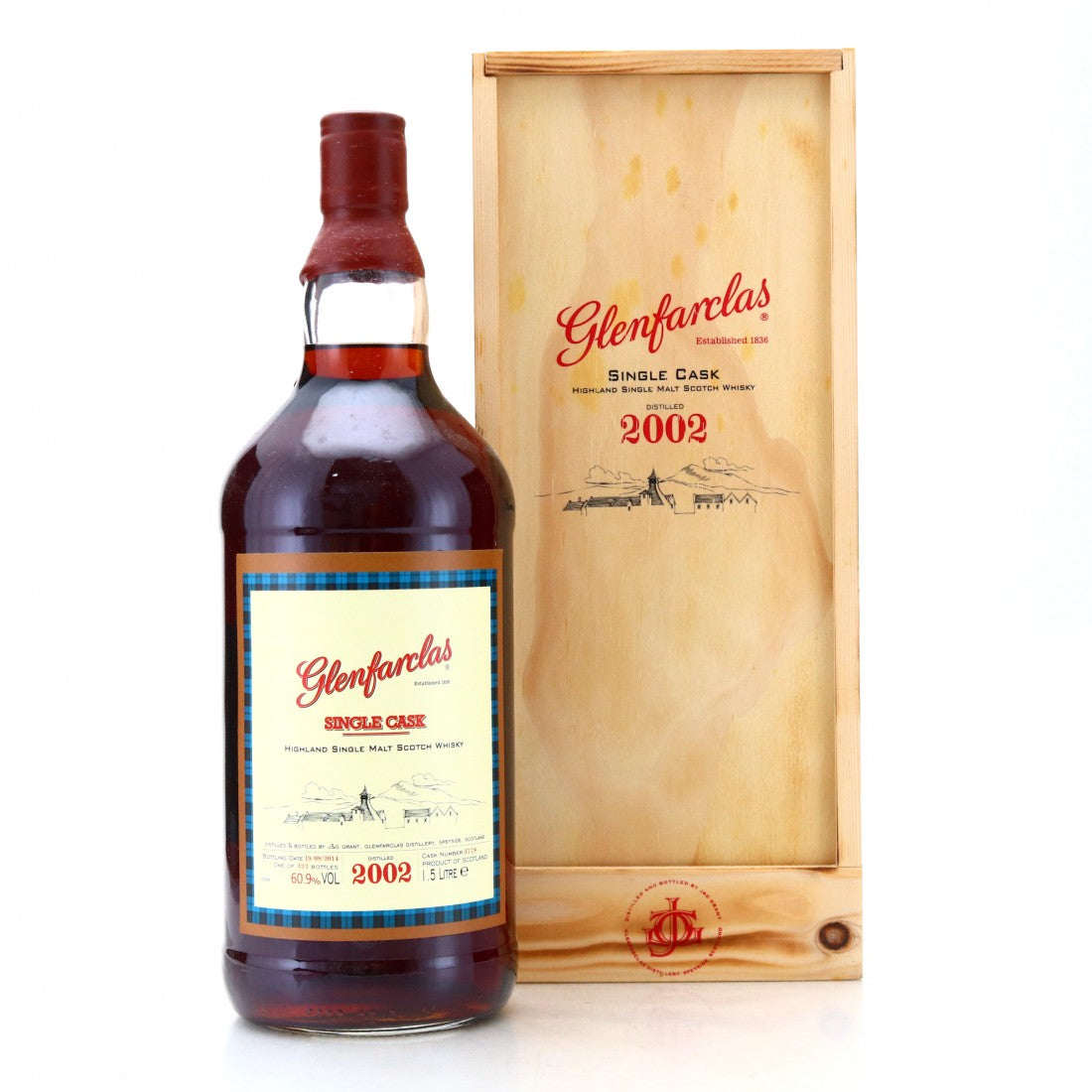Glenfarclas 2002 Single Cask 60.9% 1.5 Litre