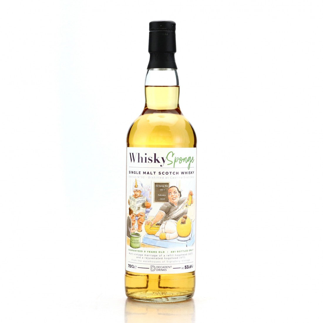 Caol Ila Whisky Sponge 9 Year Old Edition No.32 53.6% 700ml