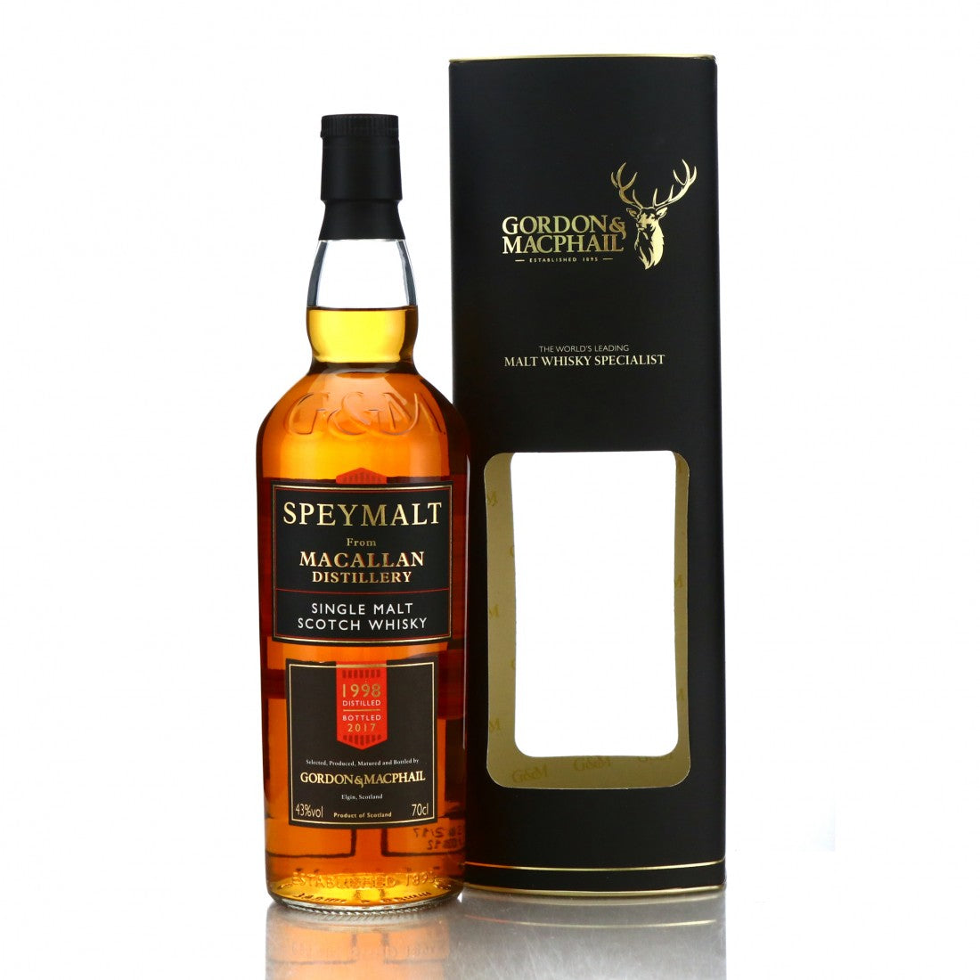 The Macallan 1998 Gordon and MacPhail Speymalt 43% 700ml