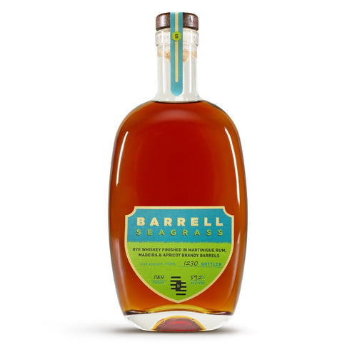 Barrell Seagrass Rye Whiskey Finished in Martenique Rum, Madiera and Apricot Brandy Barrels 59.2% 750ml