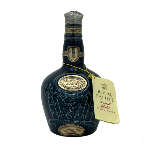 Chivas 1980's Royal Salute 21 Year Old Blended Scotch Whisky US Import (Vintage Collector Bottle)
