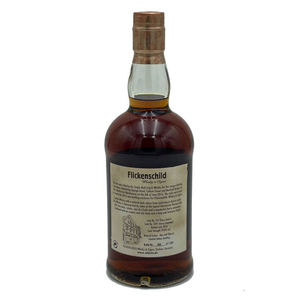 Glenfarclas 2008 Limited Rare Bottling Highland Single Malt Scotch Whisky (Flickenschild Whisky & Cigars Bottling)
