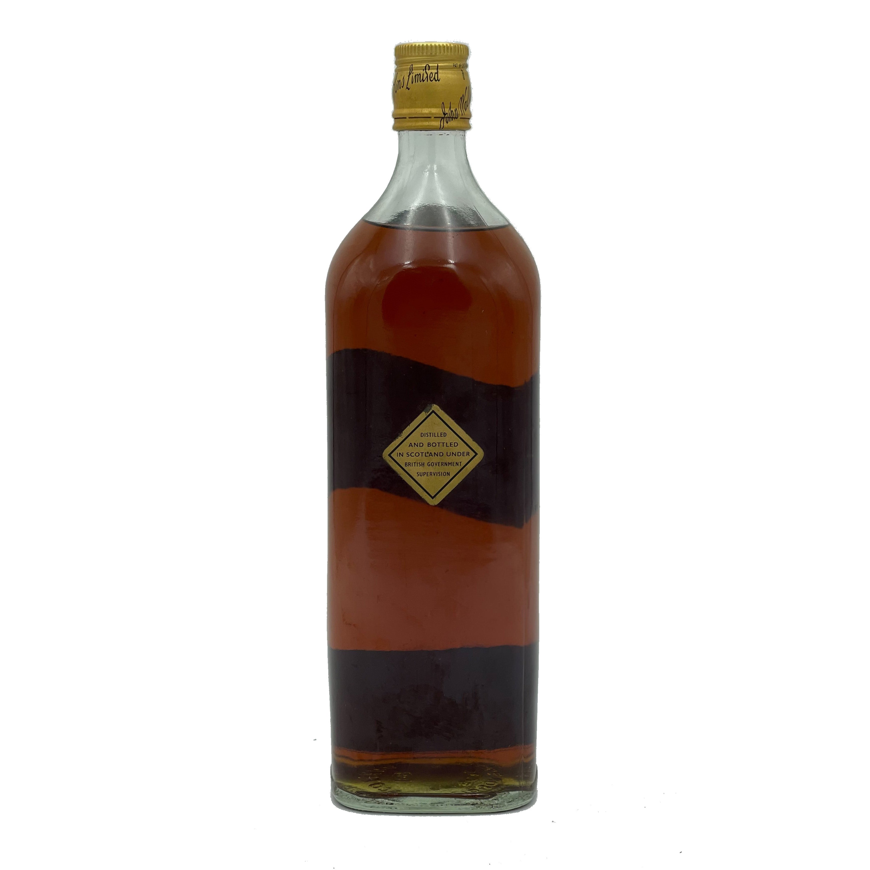 Johnnie Walker Black Label 12 Year Old (1960s Vintage Collector Bottle) 43.4% 1125ml