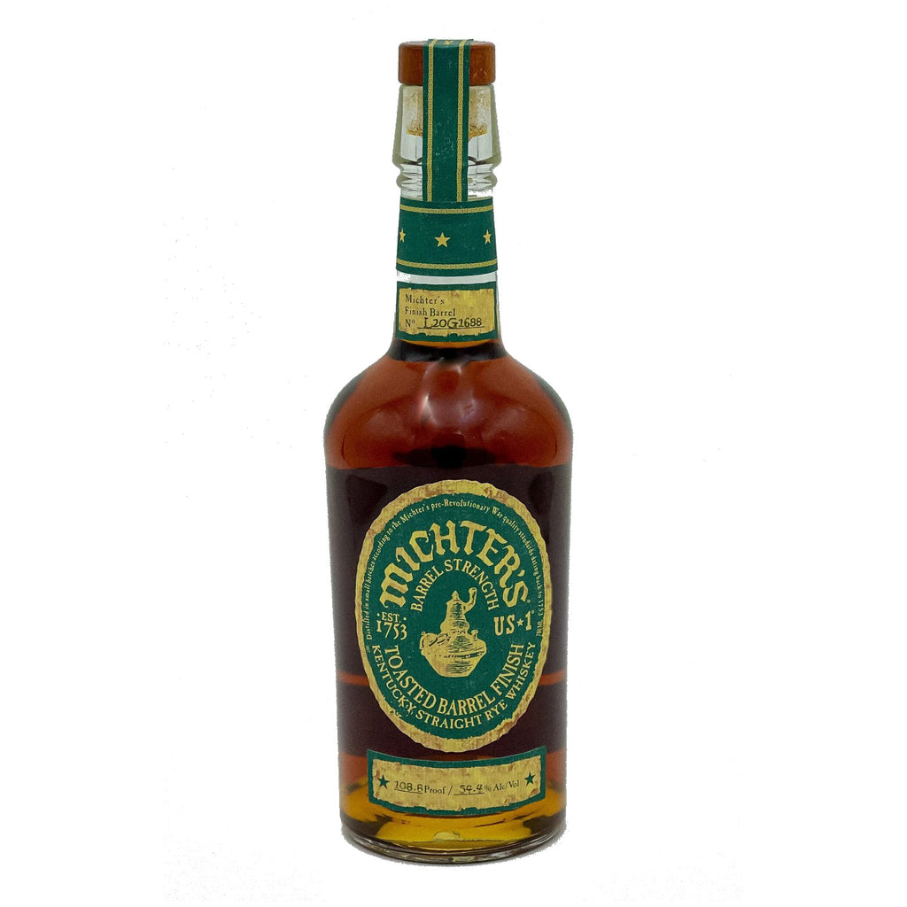Michter's Toasted Barrel Finish Kentucky Straight Rye Whiskey Barrel Strength 54.4% 750ml