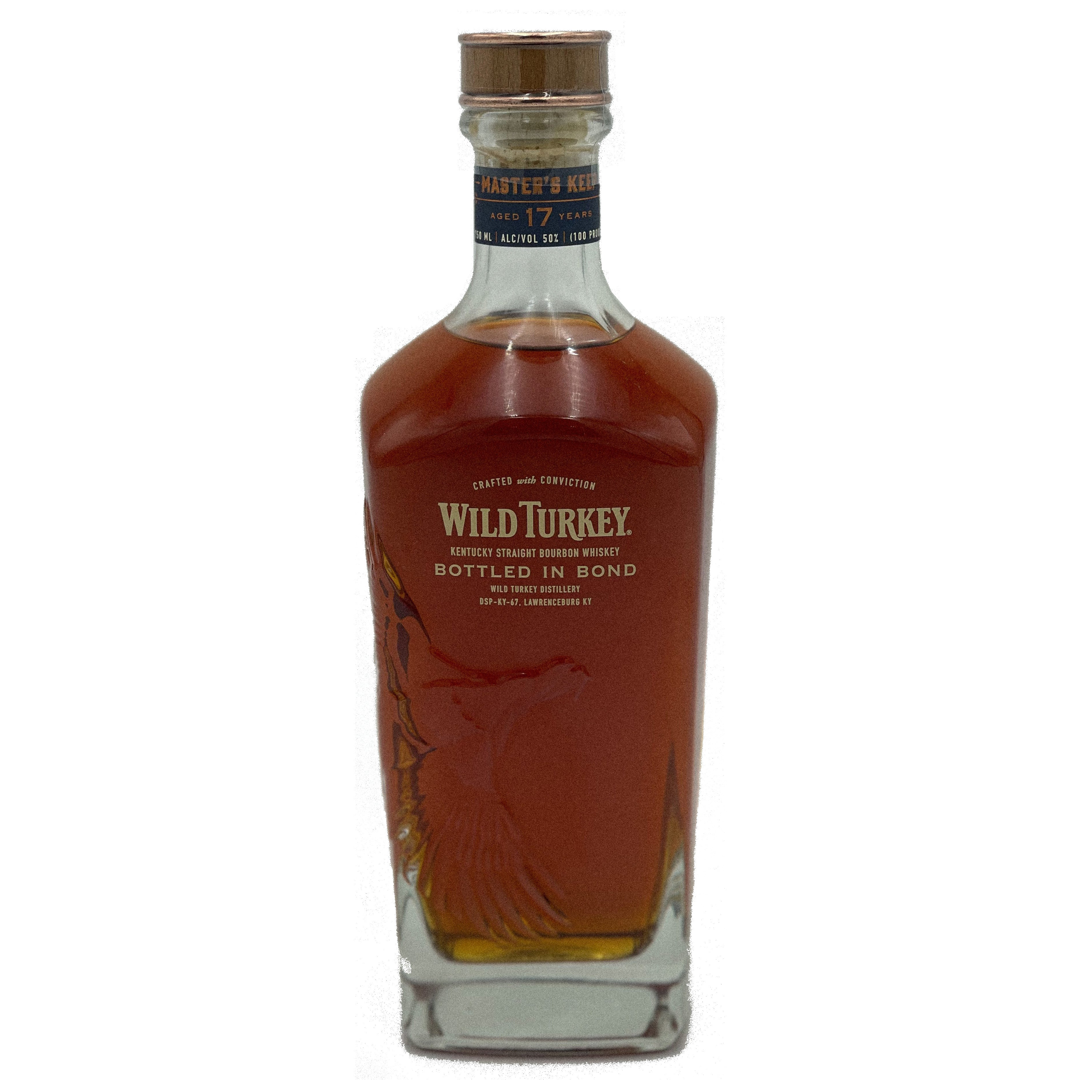 Wild Turkey Master's Keep Bottled In Bond 17 Year Old Kentucky Straight Bourbon Whiskey 50% 750ml