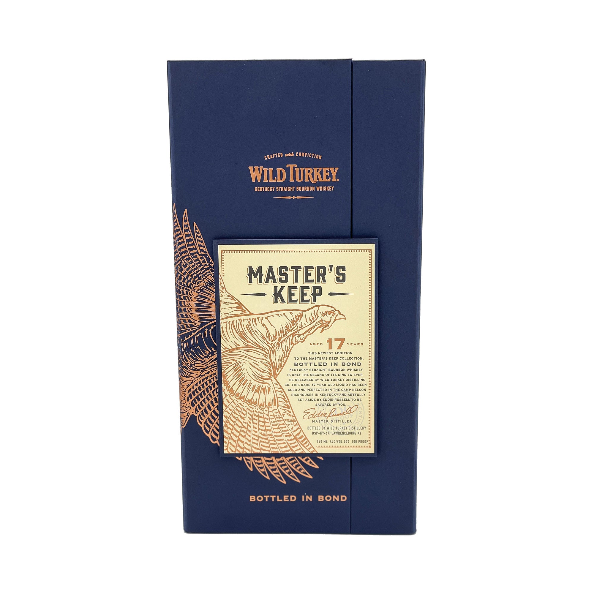 Wild Turkey Master's Keep Bottled In Bond 17 Year Old Kentucky Straight Bourbon Whiskey 50% 750ml
