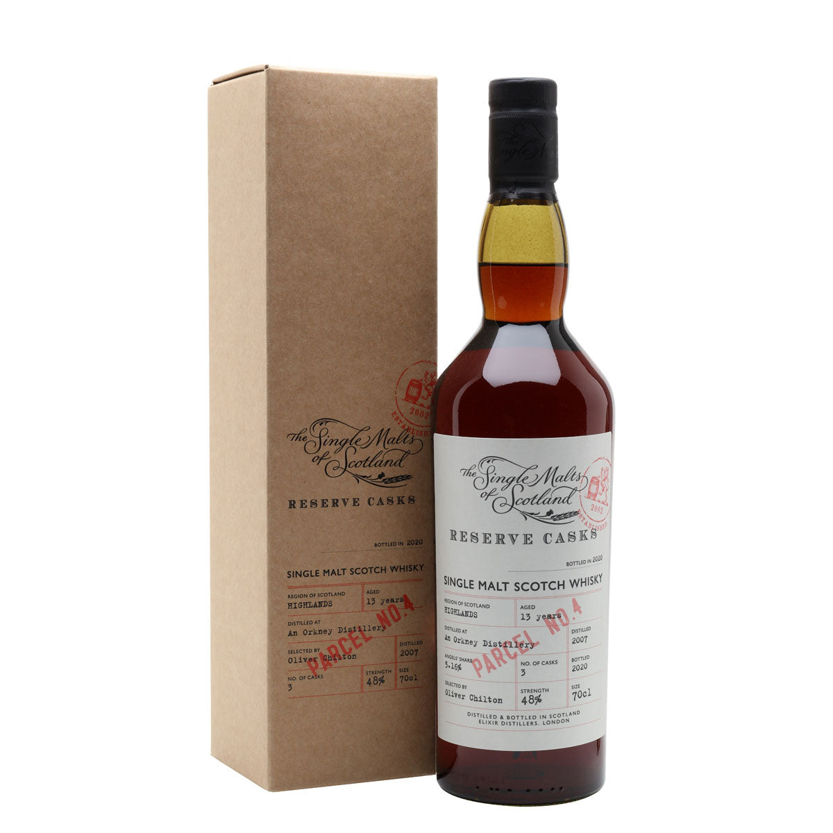 The Single Malts of Scotland Reserve Casks Highland Park 13 Year Old  2020 48% 700ml