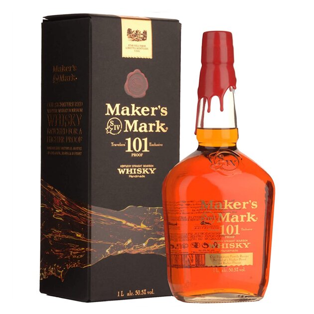 Makers Mark 101 Proof Kentucky Straight Bourbon Whiskey 50.5% 1000ml
