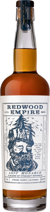 REDWOOD EMPIRE LOST MONARCH A BLEND OF STRAIGHT WHISKEYS 45% 750ML